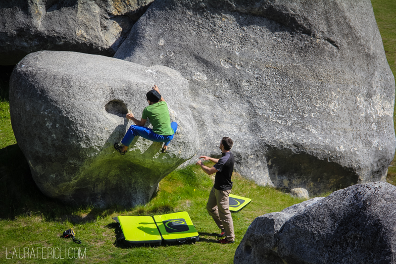 Bouldering with the Germans