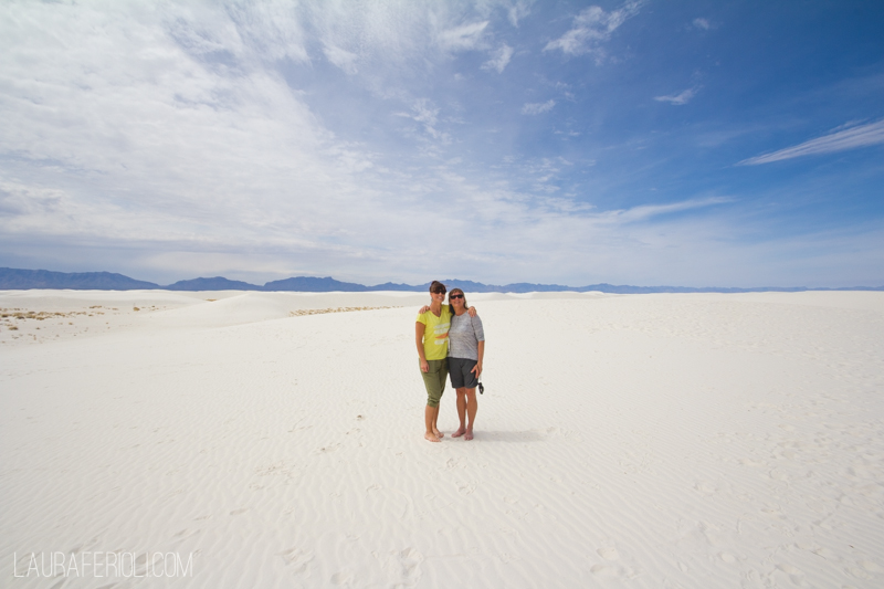 Jude and Laura at White Sands Nat. Monument